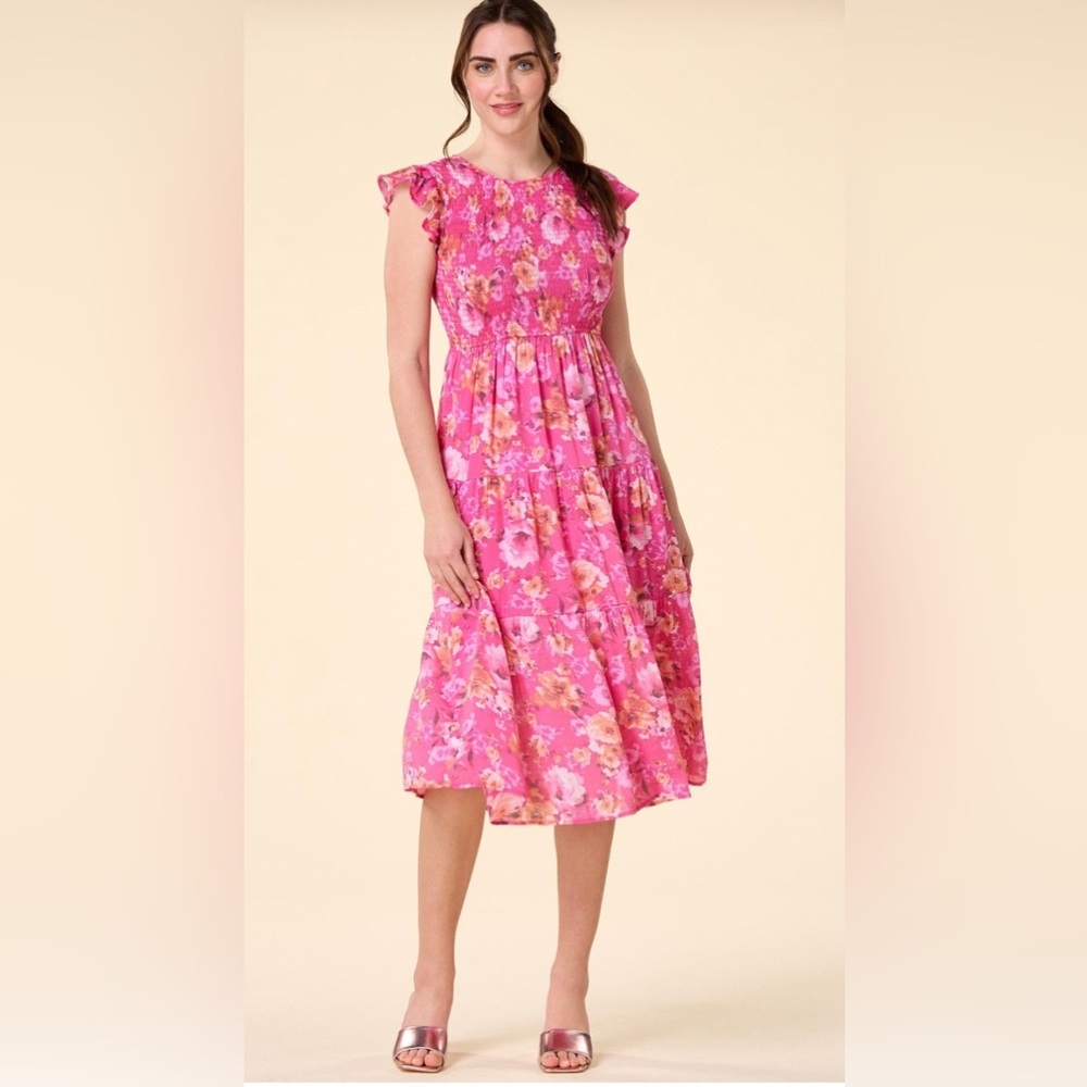 Floral Pink Dress